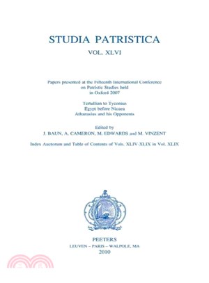 Studia Patristica ― Papers Presented at the Fifteenth International Conference on Patristic Studies Held in Oxford 2007; Tertullian to Tyconius, Egypt Before Nicaea, Atha