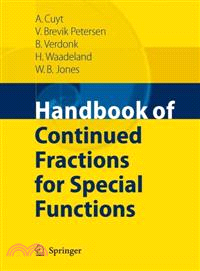 Handbook of Continued Fractions for Special Functions