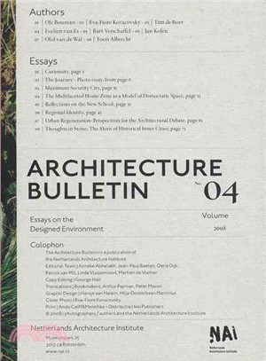 Architecture Bulletin 04 ― Essays on the Designed Environment