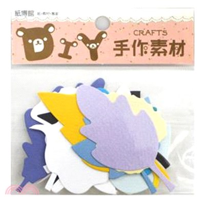 【紙博館】手工裝飾素材 6cm-葉子小紙卡