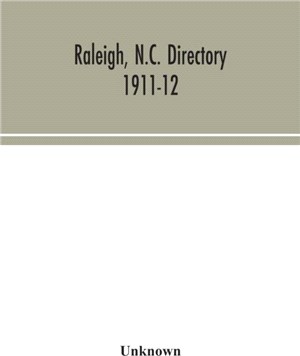 Raleigh, N.C. directory 1911-12