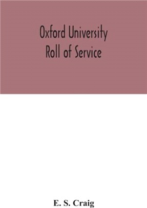 Oxford university roll of service