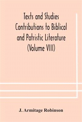 Texts and Studies Contributions to Biblical and Patristic Literature (Volume VIII) No. 1 The liturgical homilies of Narsai