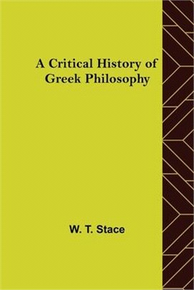 A Critical History of Greek Philosophy