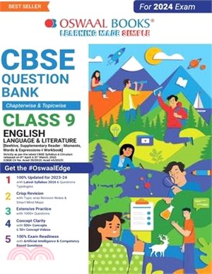 Oswaal CBSE Class 9 English Language and Literature Question Bank (2024 Exam)