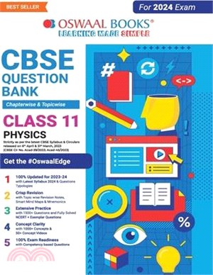 Oswaal CBSE Class 11 Physics Question Bank (2024 Exam)