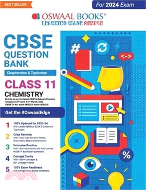 Oswaal CBSE Class 11 Chemistry Question Bank (2024 Exam)