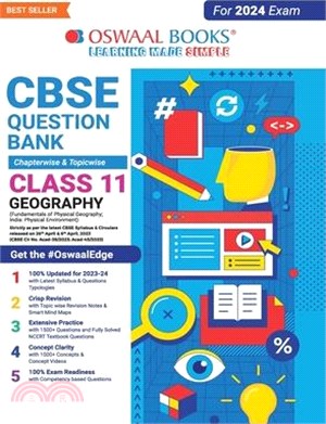 Oswaal CBSE Class 11 Geography Question Bank (2024 Exam)