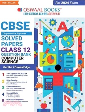 Oswaal CBSE Class 12 Computer Science Question Bank 2023-24 Book