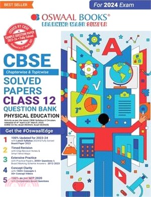 Oswaal CBSE Class 12 Physical Education Question Bank 2023-24 Book