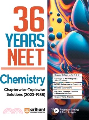 36 Years' Chapterwise Topicwise Solutions NEET Chemistry 1988-2023