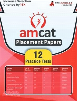 AMCAT Placement Papers Prep Book 2023 Aspiring Minds Computer Adaptive Test 12 Practice Tests with Free Access To Online Tests