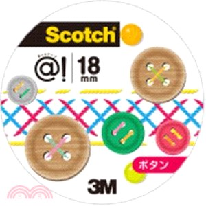 3M Scotch隱形膠帶 18mm 鈕扣