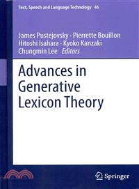 Advances in Generative Lexicon Theory