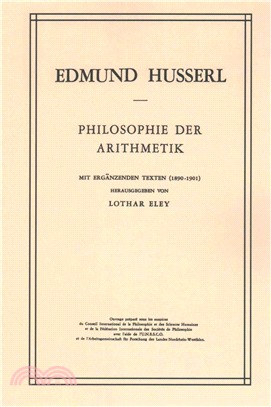 Philosophie Der Arithmetik：Mit Erg nzenden Texten (1890-1901)