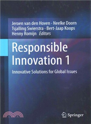 Responsible Innovation 1 ― Innovative Solutions for Global Issues