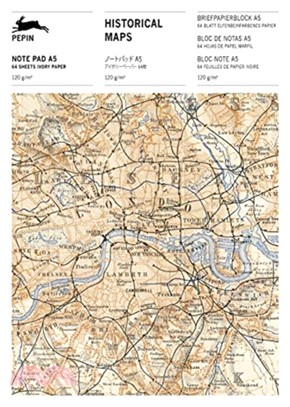 Historical Maps：Writing Paper & Note Pad A5