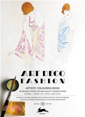 Art Deco Fashion - Artists' Colouring Book