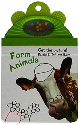 My Little Rattle And Teether Book: Farm Animals