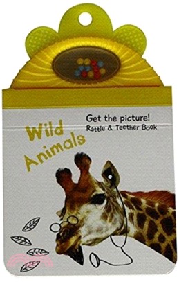 My Little Rattle And Teether Book: Wild Animals