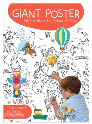 World (Giant Poster Colouring Book)