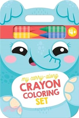 My Carry-Along Crayon Coloring Set: Elephant & Friends (Ages 4+)