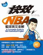 快攻NBA籃球英文全解 = A complete guide to NBA basketball english /