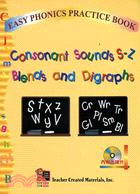 自然發音練習本6：CONSONANT SOUNDS S-Z BLENDS AND DIGRAPHS