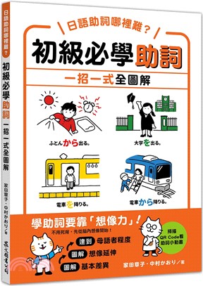 日語助詞哪裡難？初級必學助詞 一招一式全圖解