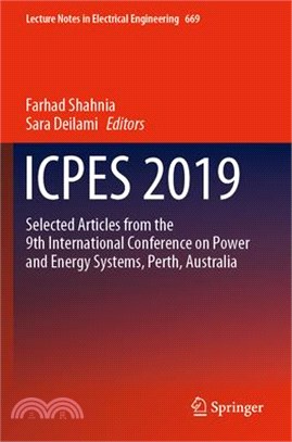 Icpes 2019: Selected Articles from the 9th International Conference on Power and Energy Systems, Perth, Australia