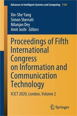 Proceedings of Fifth International Congress on Information and Communication Technology: Icict 2020, London, Volume 2