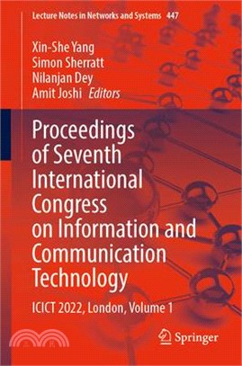 Proceedings of Seventh International Congress on Information and Communication Technology: Icict 2022, London, Volume 1