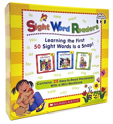Sight Word Readers Box Set (25本平裝小書+1習作本+Storyplus)