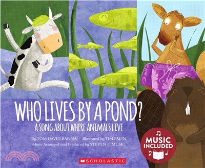 Animals At Home: Who Lives by a Pond? (Book + CD)