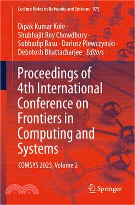 Proceedings of 4th International Conference on Frontiers in Computing and Systems: Comsys 2023, Volume 2