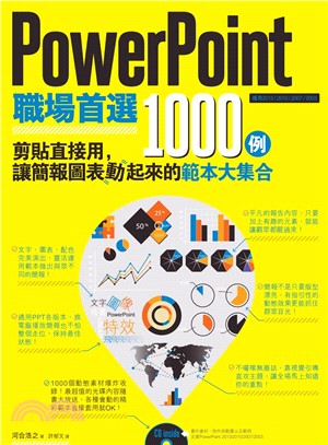 Power Point職場首選1000例 :剪貼直接用,...