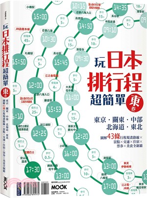玩日本排行程超簡單 :圖解43條行程規畫路線x景點x交通...