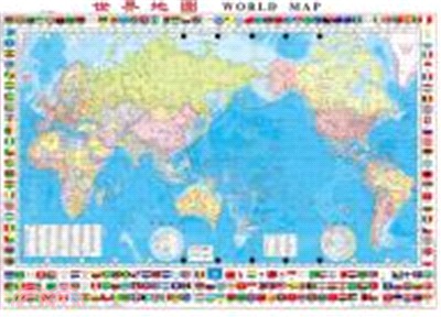 世界行政地圖（全開精裱）