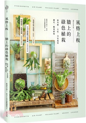 風格上板 :牆上的綠色植栽 : 鹿角蕨.石松.空氣鳳梨....