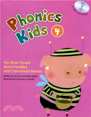 New Phonics Kids 4: The Short Vowel Word Families and Consonant (Book+2CD)