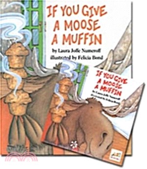 If You Give a Moose a Muffin (1精裝+1CD)(韓國JY Books版) 廖彩杏老師推薦有聲書第2年第14週