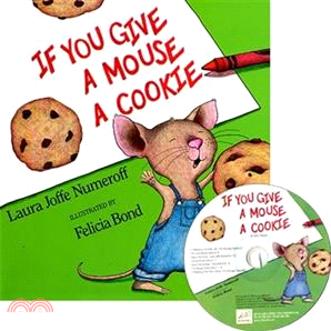If You Give a Mouse a Cookie (1精裝+1CD)(韓國JY Books版) 廖彩杏老師推薦有聲書第43週