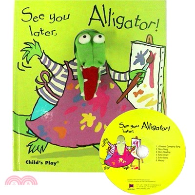 See You Later, Alligator! (1精裝+1CD)(韓國JY Books版) 廖彩杏老師推薦有聲書第29週