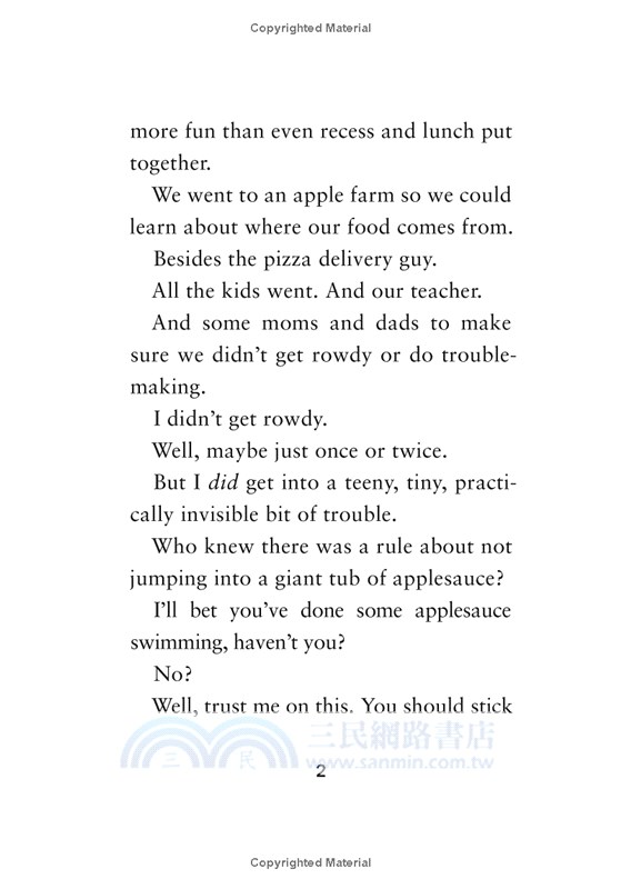 Never Swim in Applesauce (Roscoe Riley Rules #4)