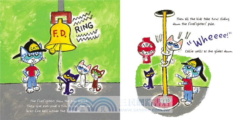 Pete the Cat: Firefighter Pete : Includes Over 30 Stickers! (平裝本)