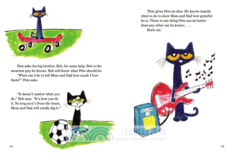 5-Minute Pete the Cat Stories (包含12個故事)(精裝本)