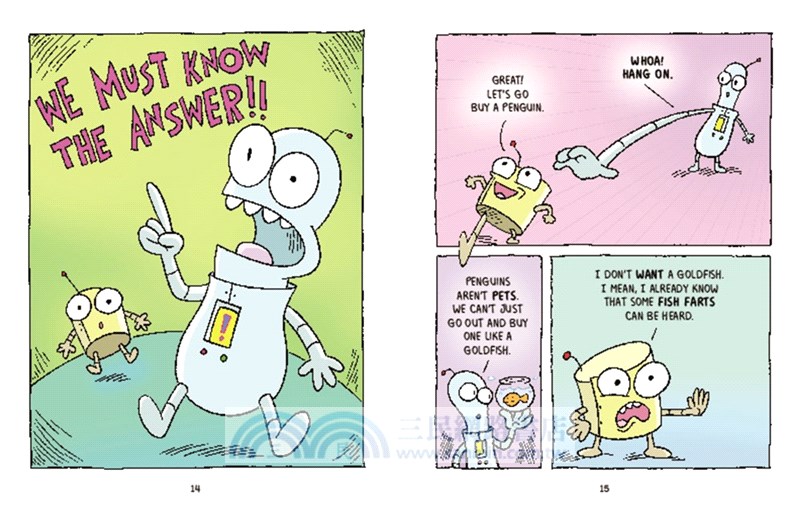 Can You Hear a Penguin Fart on Mars?: And Other Excellent Questions (Jop and Blip Wanna Know 1)(graphic novel)