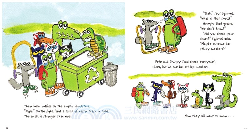 Pete the Cat and the Mysterious Smell (Includes Over 30 Stickers)