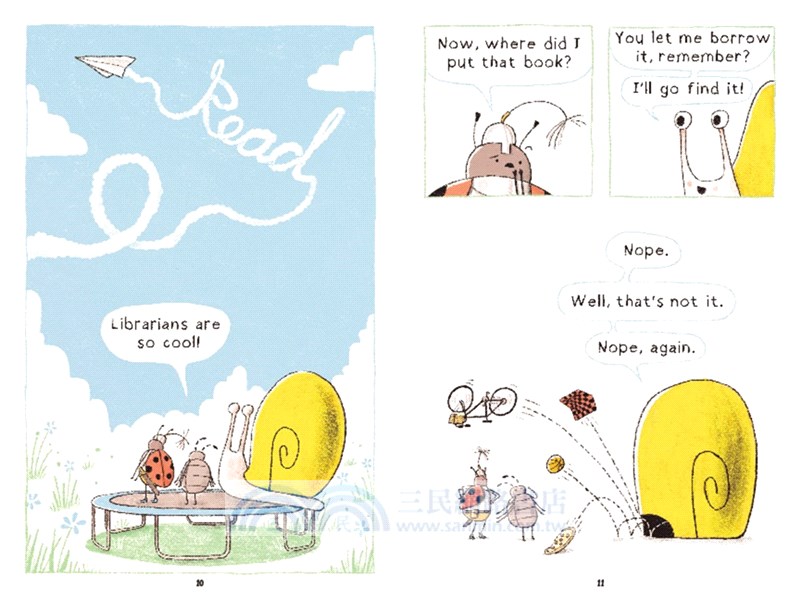 Sir Ladybug and the Bookworms (Book 3)(graphic novel)