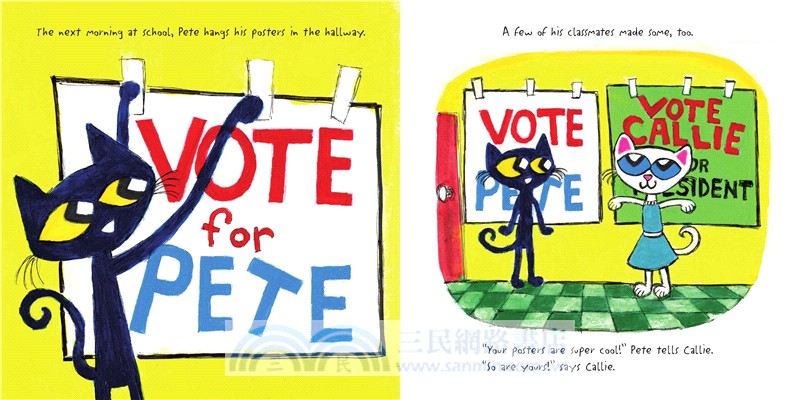 Pete the Cat for Class President!